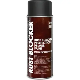 Farba na rdze czarna RAL 9005 RUST BLOCKER